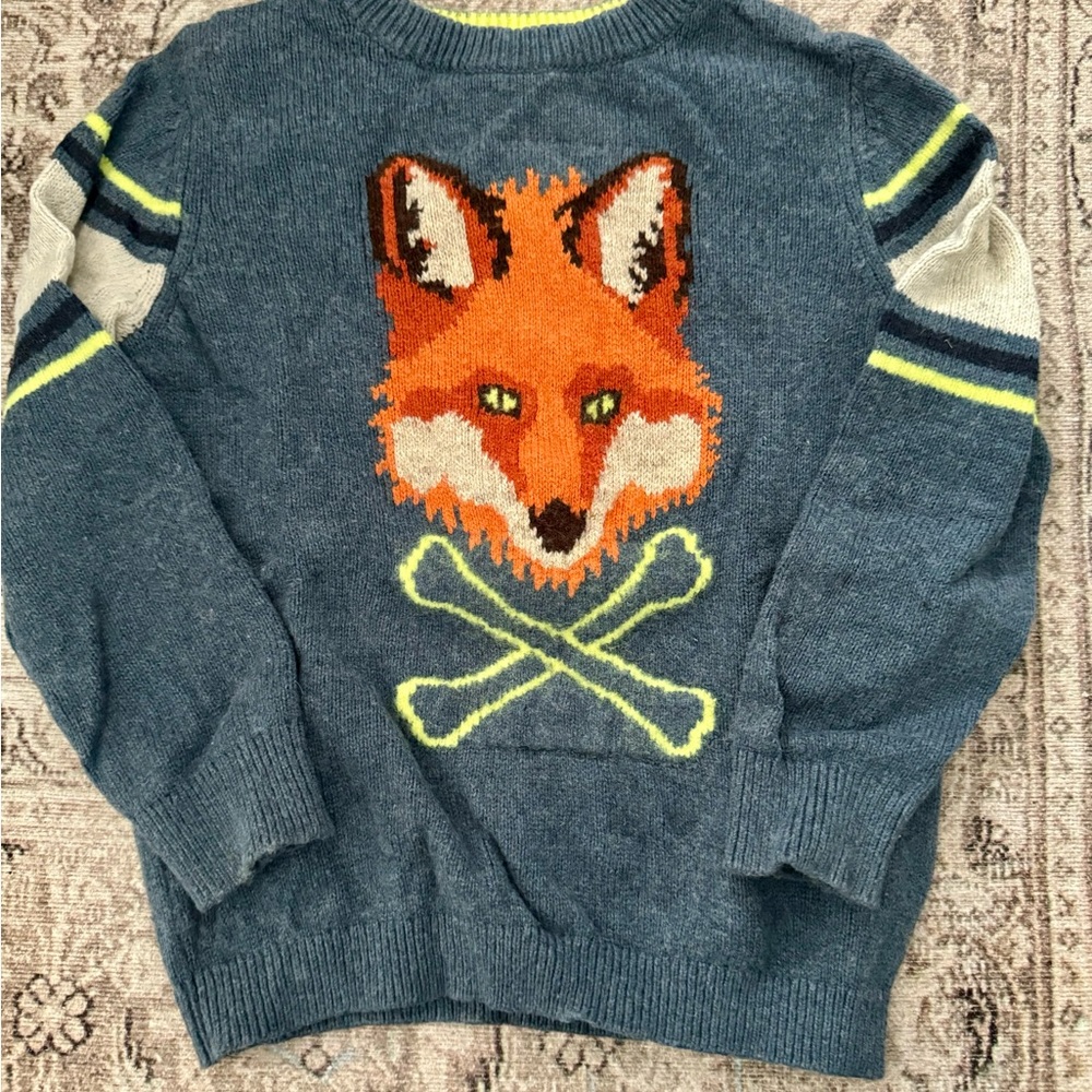 Mini Boden fox sweater